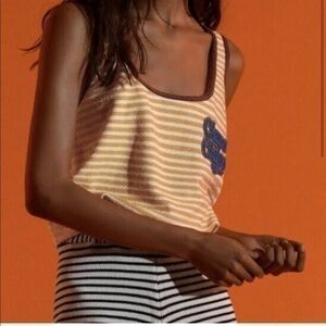 Euc chupa chups Zara terry cloth tank size small